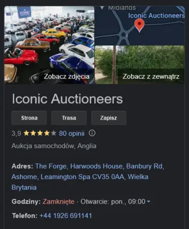 Dom aukcyjny Iconic Auctioneers (dawniej Silverstone Auctions)