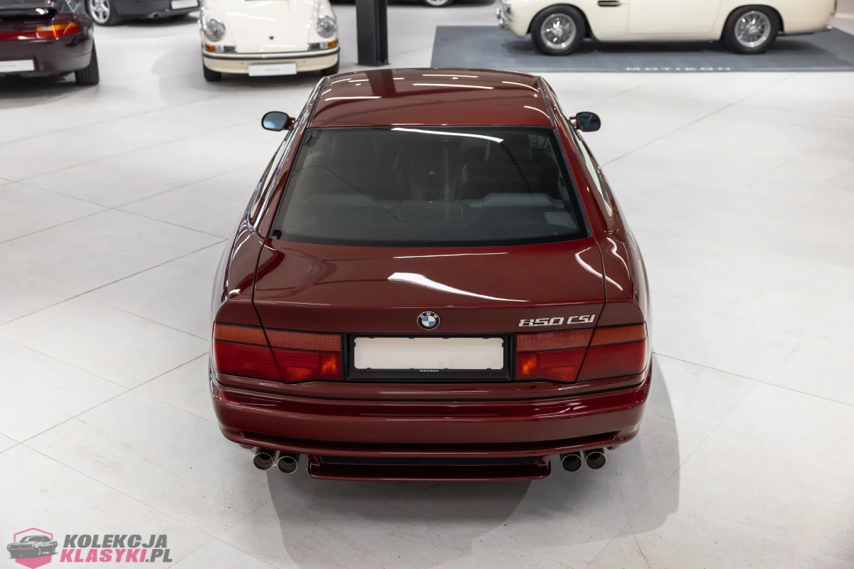 BMW 850 CSi z 1995 roku - licytacja