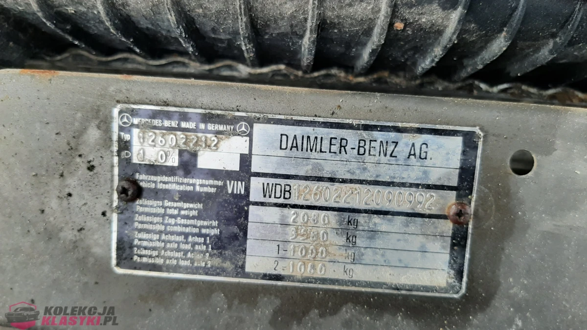 Mercedes 126 300 SE Automat, skóra