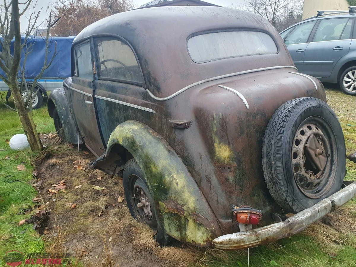 Opel Olympia, Olimpia. 1940 rok. Stare, historyczne samochody