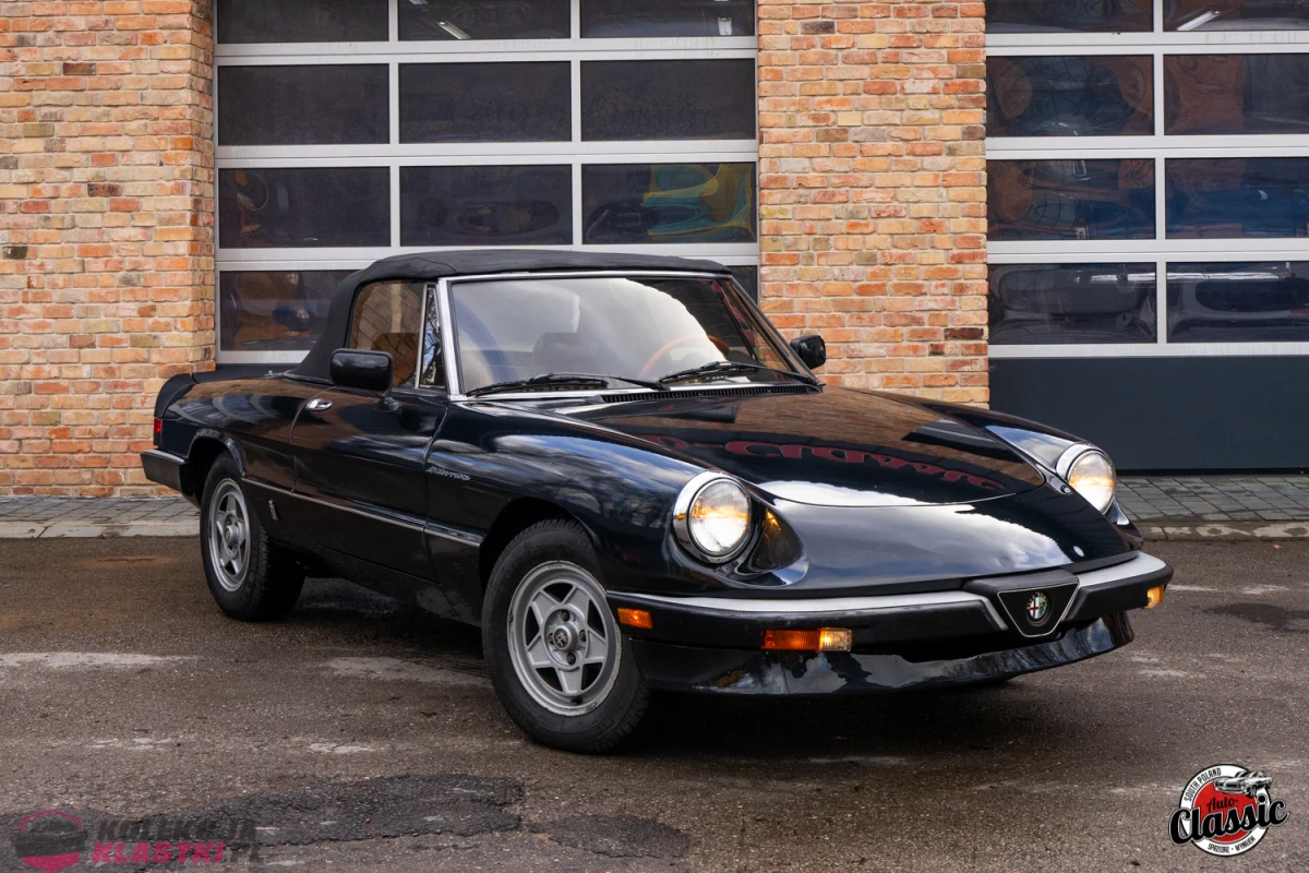 Alfa Romeo Spider z 1984 roku, z silnikiem 2,0l o mocy 126Km