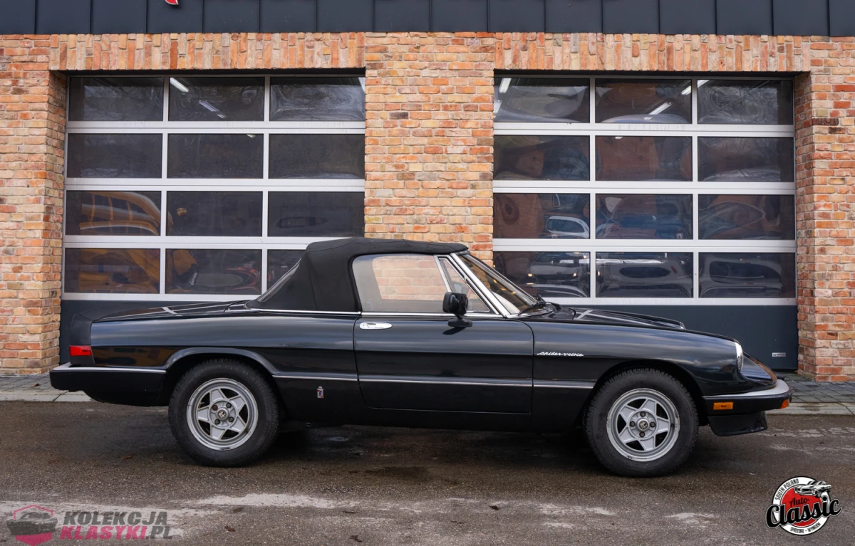 Alfa Romeo Spider z 1984 roku, z silnikiem 2,0l o mocy 126Km
