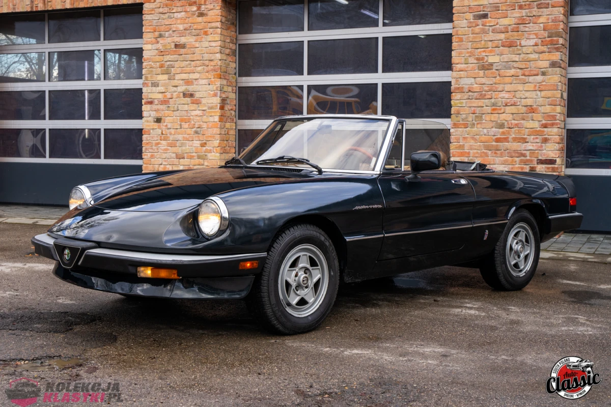 Alfa Romeo Spider z 1984 roku, z silnikiem 2,0l o mocy 126Km