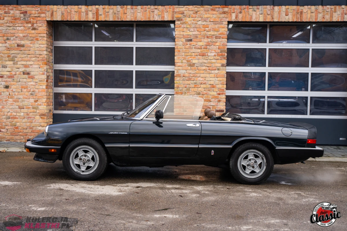 Alfa Romeo Spider z 1984 roku, z silnikiem 2,0l o mocy 126Km