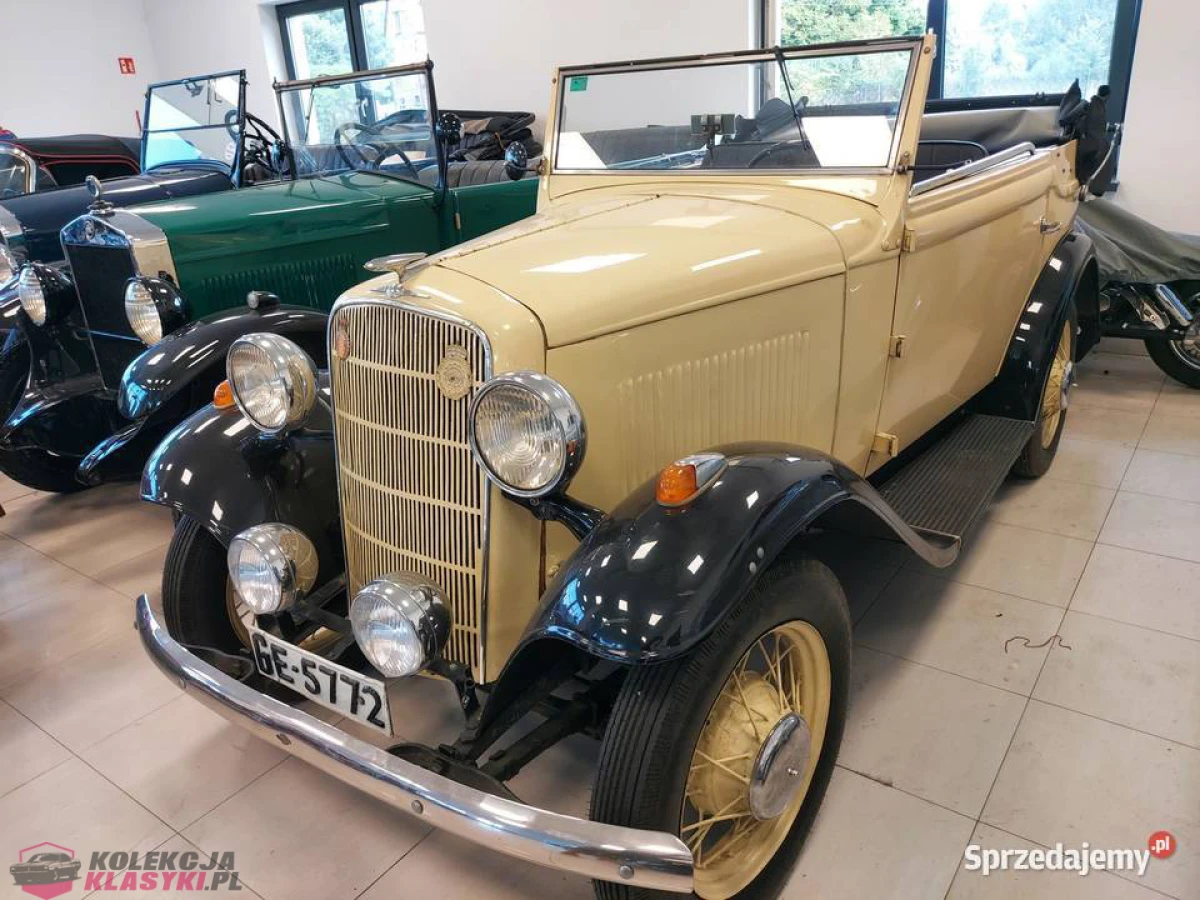 zobacz jak nowy opel roadster 1934 rok kabrio