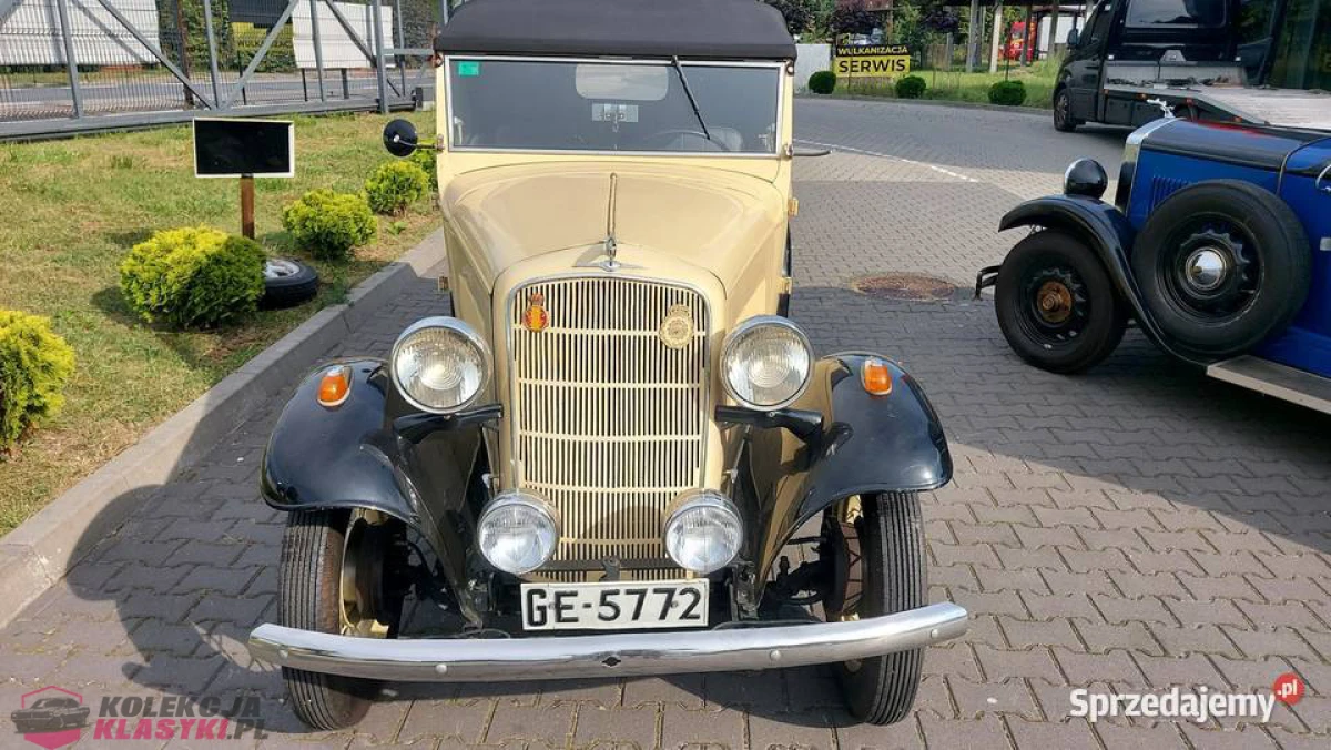 zobacz jak nowy opel roadster 1934 rok kabrio