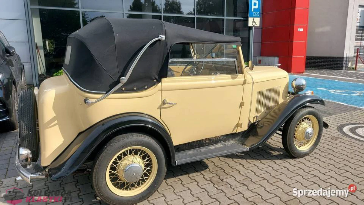 zobacz jak nowy opel roadster 1934 rok kabrio