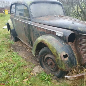 Opel Olympia, Olimpia. 1940 rok. Stare, historyczne samochody