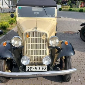 zobacz jak nowy opel roadster 1934 rok kabrio